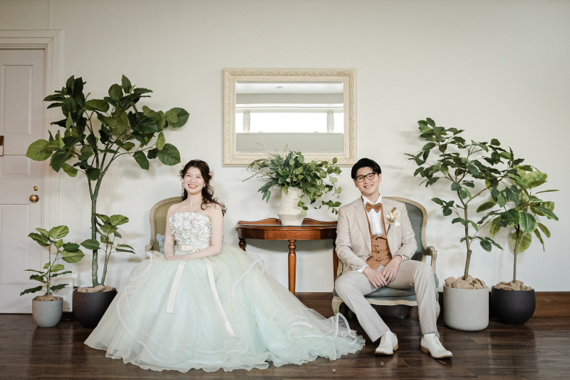 待合スペースでも素敵なお写真を