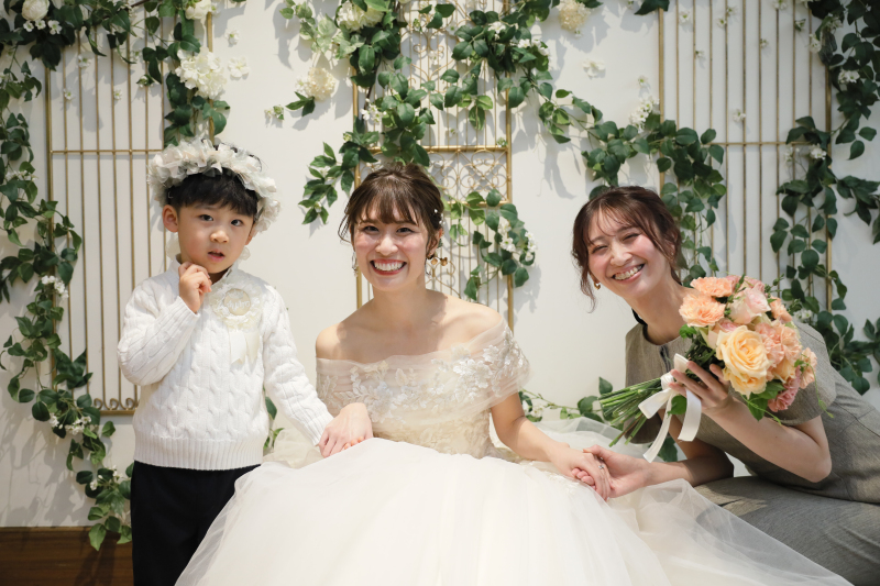 大切な家族と一緒に