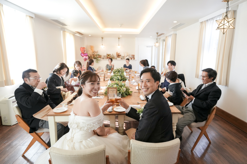 会食専用会場◇家族や親族のみでの会食パーティに