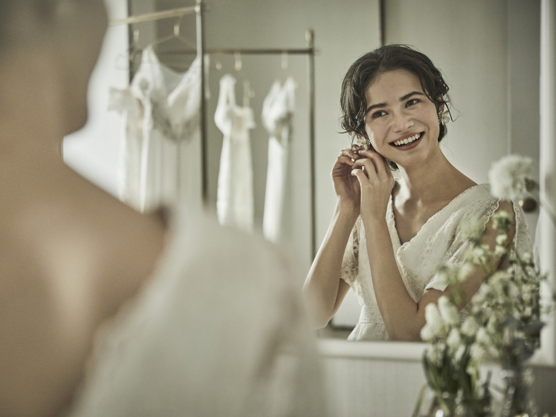 ザ・ジョージアンテラス_ヘアメイクのリハーサルができる