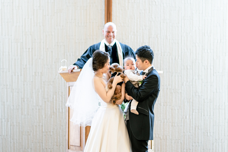 ザ・ジョージアンテラス_ペットと一緒に撮影できる