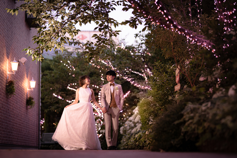 ザ・ジョージアンテラス_ガーデンで撮影できる