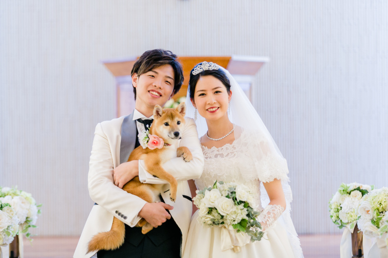 チャペルで一緒にお写真撮影もOK♪