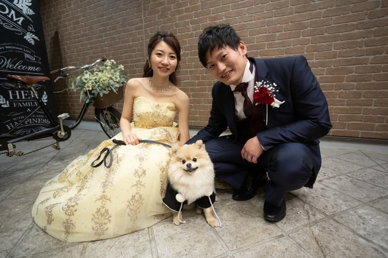 ザ・ジョージアンテラス_ペットと一緒に撮影できる