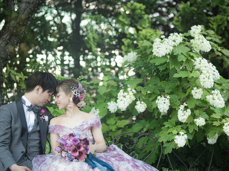 ザ・ジョージアンテラス_ガーデンで撮影できる