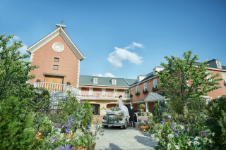 ザ・ジョージアンテラス_緑あふれる英国式邸宅でフォトウェディング