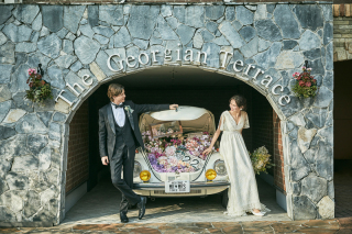 ザ・ジョージアンテラス_緑あふれる英国式邸宅でフォトウェディング