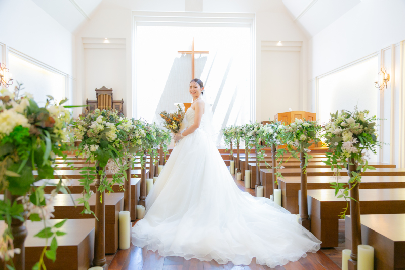 式場オススメ写真スポット＊ソロフォト