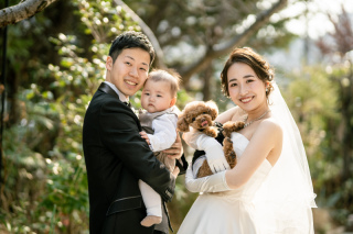 式場オススメ写真スポット＊ペット婚