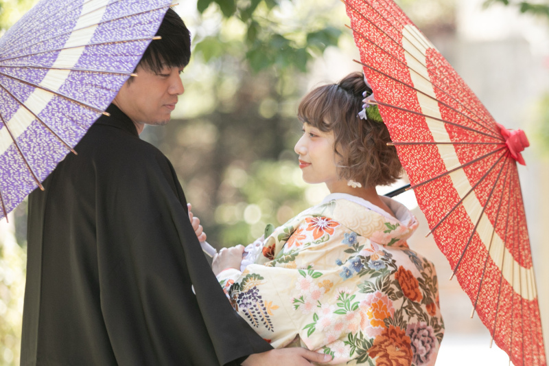 【岸和田城でロケーションフォト！】庭園を散策しながらの城フォト＆結婚式場のお好きな1スポットで撮影◇和装1着