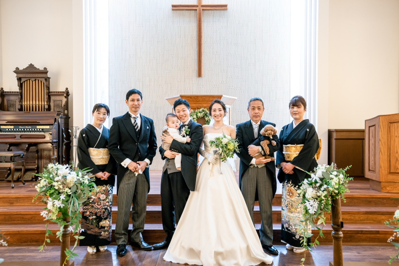 【ファミリーフォト】お子様や家族と一緒に撮影プラン◇ドレス2着