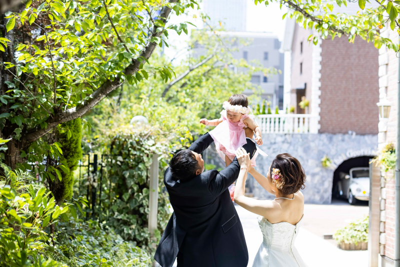 【ファミリーフォト】お子様や家族と一緒に撮影プラン◇ドレス1着