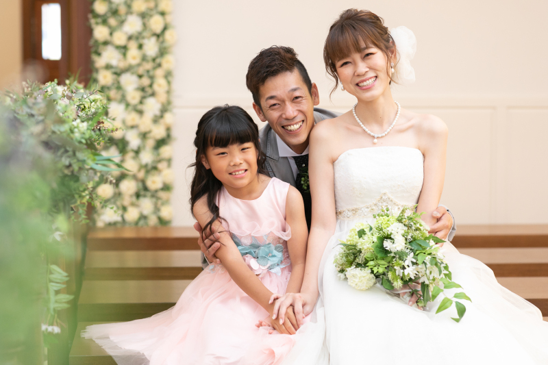 【ファミリーフォト】お子様や家族と一緒に撮影プラン◇ドレス2着