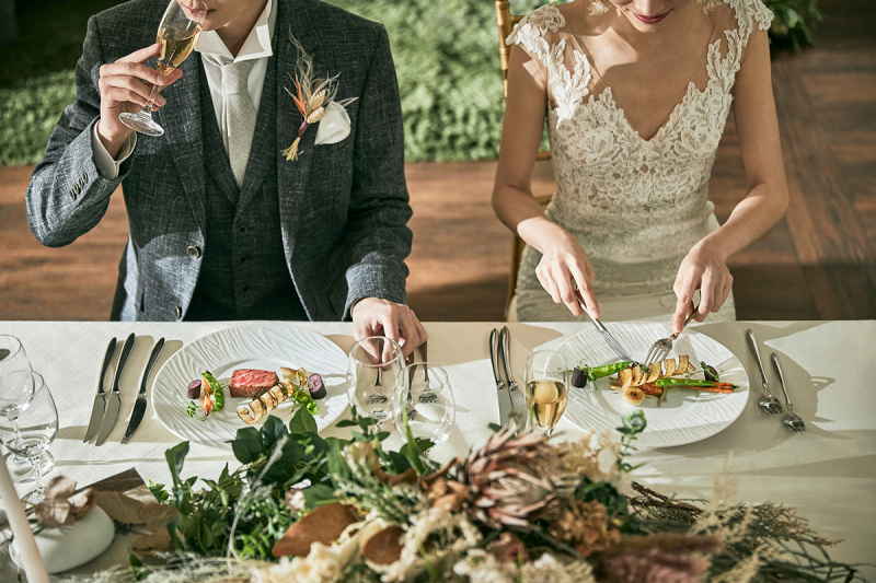 【フォトウェディング+両家顔合わせ(お食事付き)】結婚が決まったカップルに!フォトと顔合わせが同日で叶います◇ドレス1着