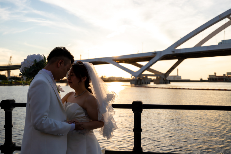 愛を誓い合うお二人のお写真を・・♡