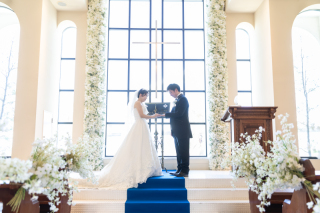 海と空に包まれて、ミコノス風ウェディング