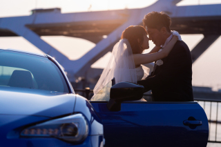 大切なお車と…☆