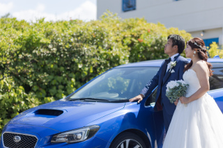 お気に入りの愛車で撮影！