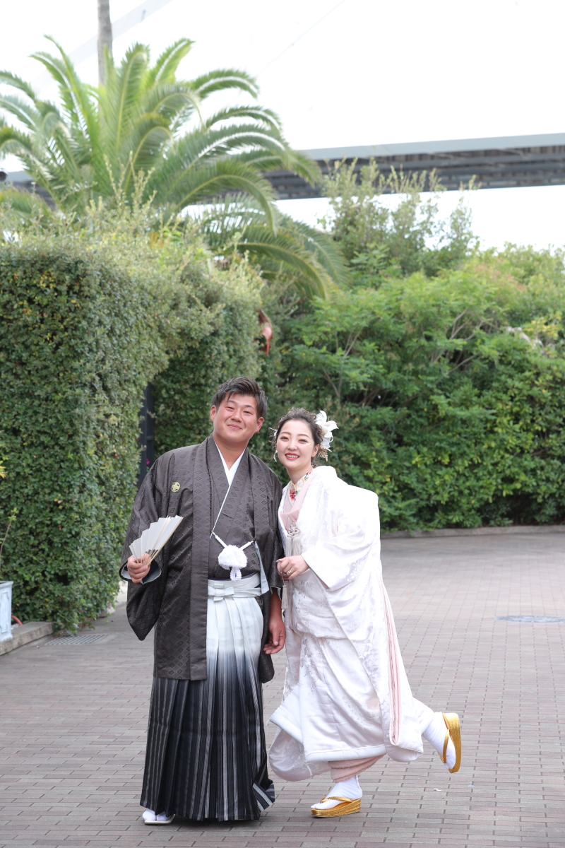 和装でフォトウェディングを