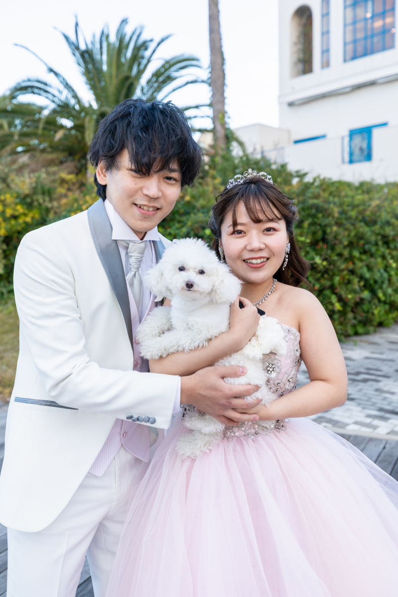 愛犬との記念ショットも撮影可能です!