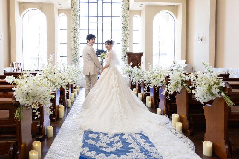 海を一望"オーシャンビューチャペル"でフォト