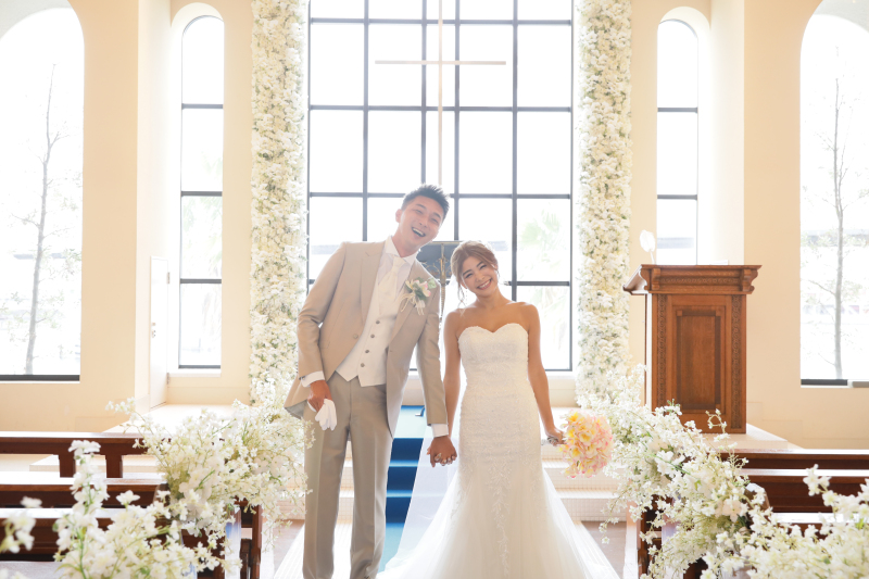 リゾート風フォトウェディング