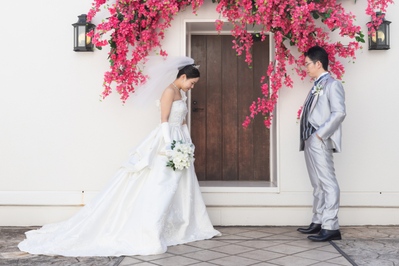 まずは一押しブーゲンビリアの元で撮影開始っ♪