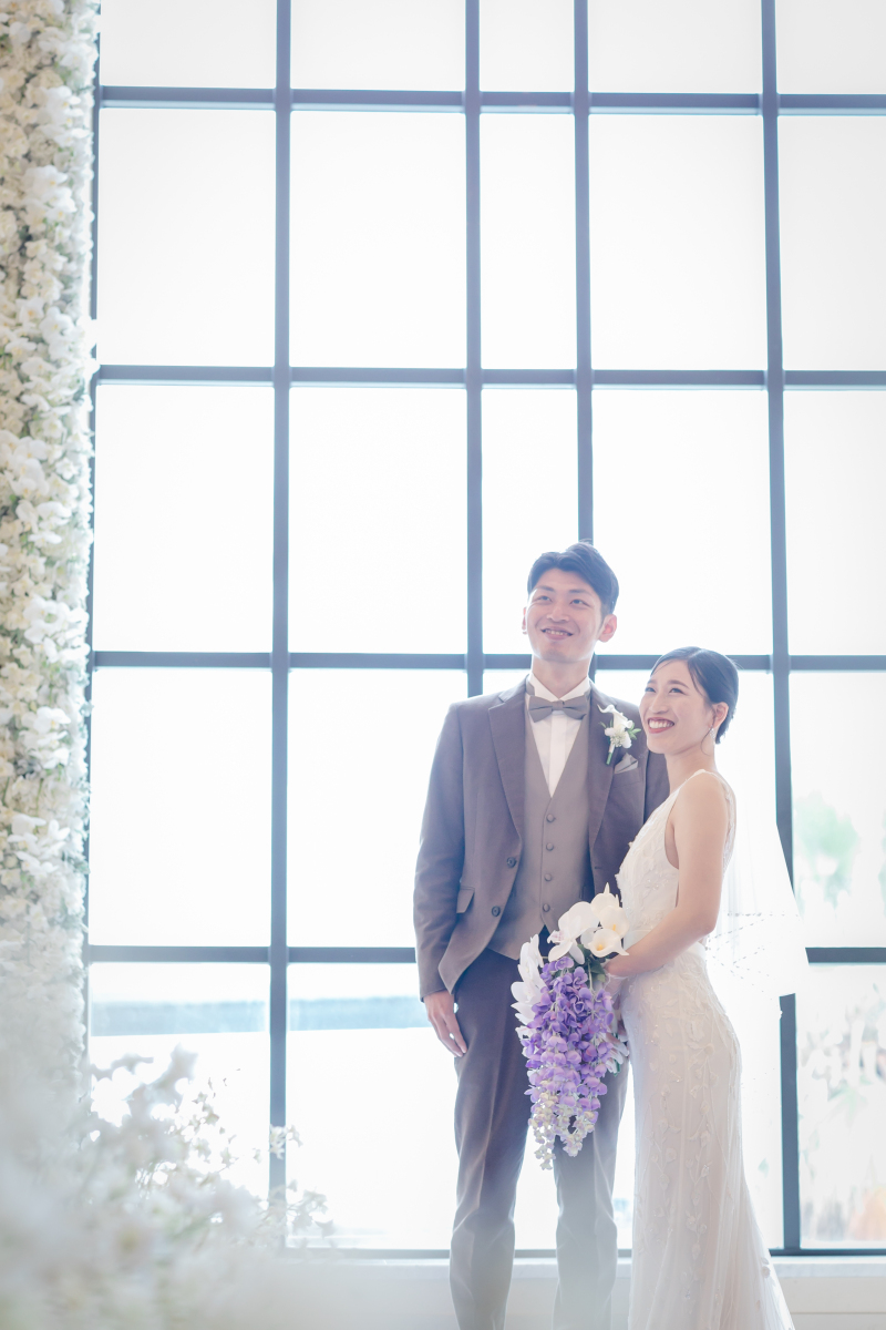 海を一望"オーシャンビューチャペル"でフォト