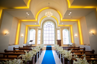 チャペルにて挙式風のお写真を♪