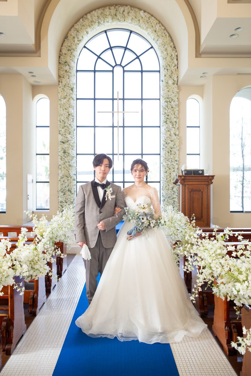 海を一望"オーシャンビューチャペル"でフォト