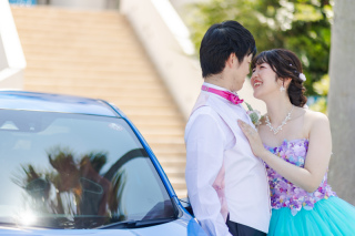お気に入りのマイカーとの撮影♡♡♡