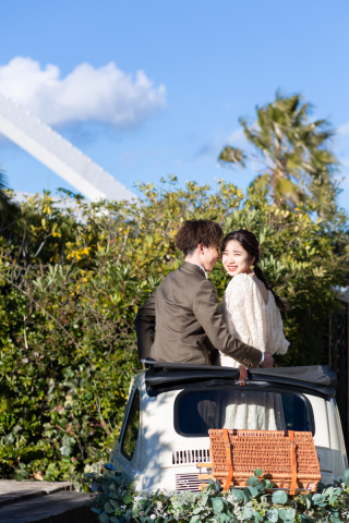 クラシックカーと一緒におしゃれな写真を♪