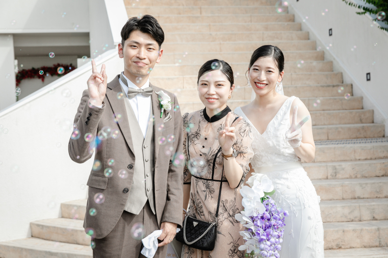 家族や友人とのフォト撮影も可能