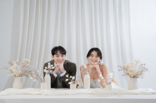 【スタジオブース誕生！】シンプル＆お洒落な洋装スタジオ撮影♡