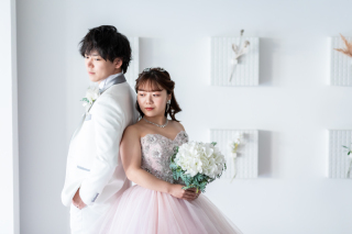 わんちゃんも夕日もスタジオ風も欲張りに・・・♡