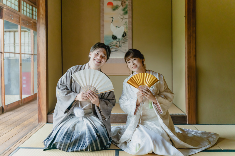 様々な表情を魅せてくれる花嫁衣裳