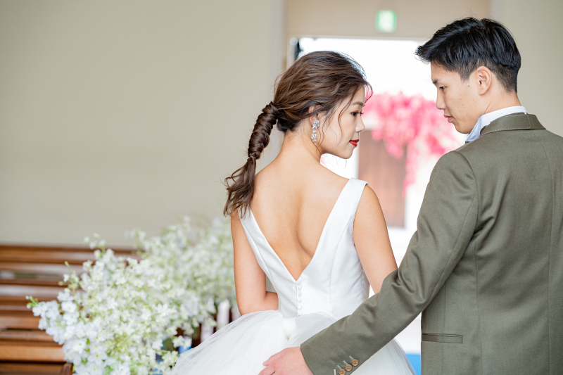 リヴァージュブラン_ヘアメイクのリハーサルができる