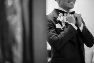 新郎ヘアセット