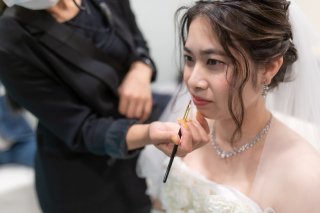 メイクシーン撮影