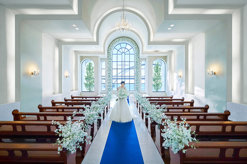 選べる撮影スポット①海チャペル