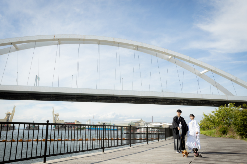 リヴァージュブラン_ペットと一緒に撮影できる