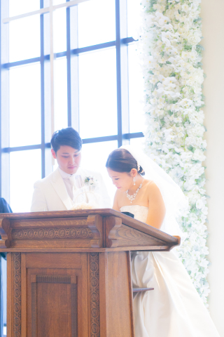 リヴァージュブラン_挙式(キリスト式・人前式)