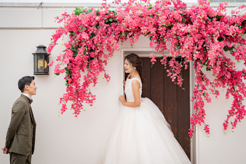 式場オススメ写真スポット*ブーゲンビリア
