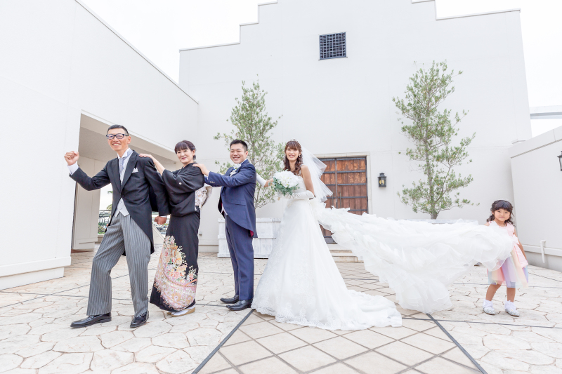 式場オススメ写真スポット＊ファミリー婚