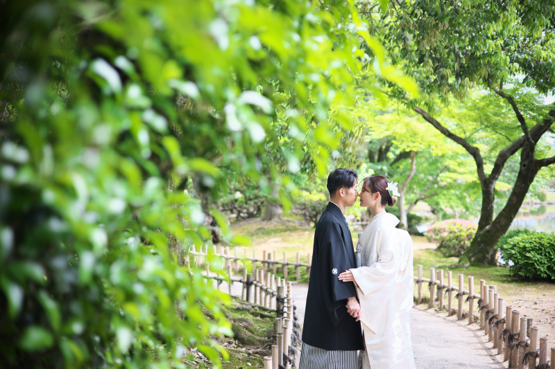 新緑につつまれて