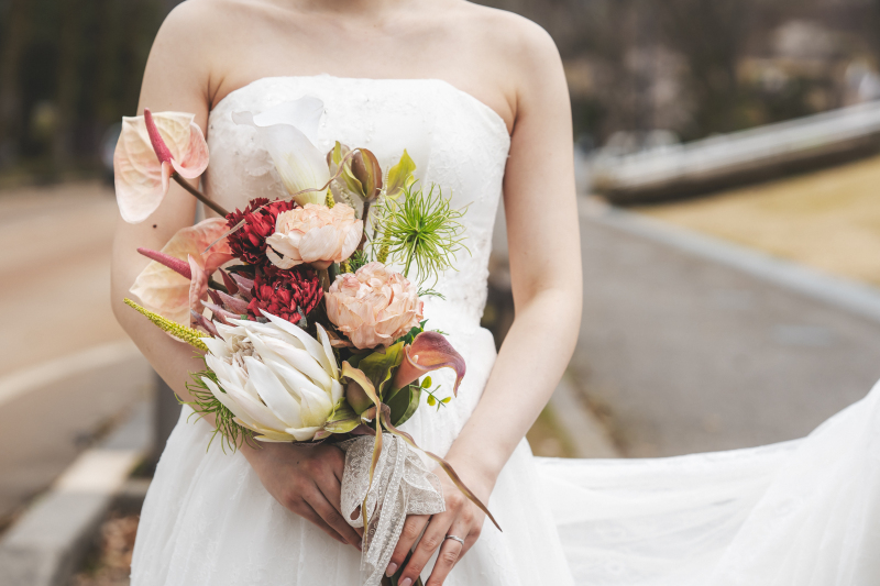 こだわりのブーケ