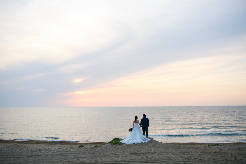 近くの海もこんな素敵なロケーションに