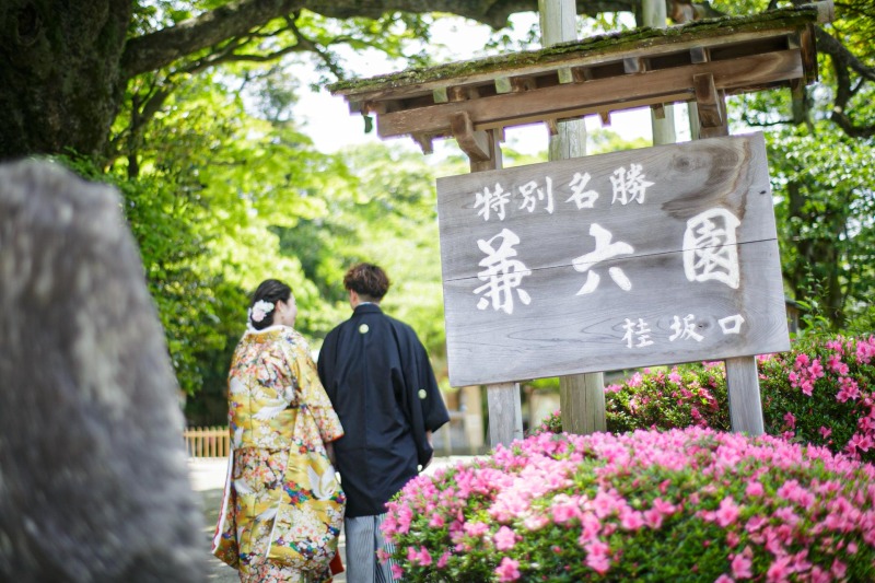 東茶屋街に並んで人気の「兼六園」