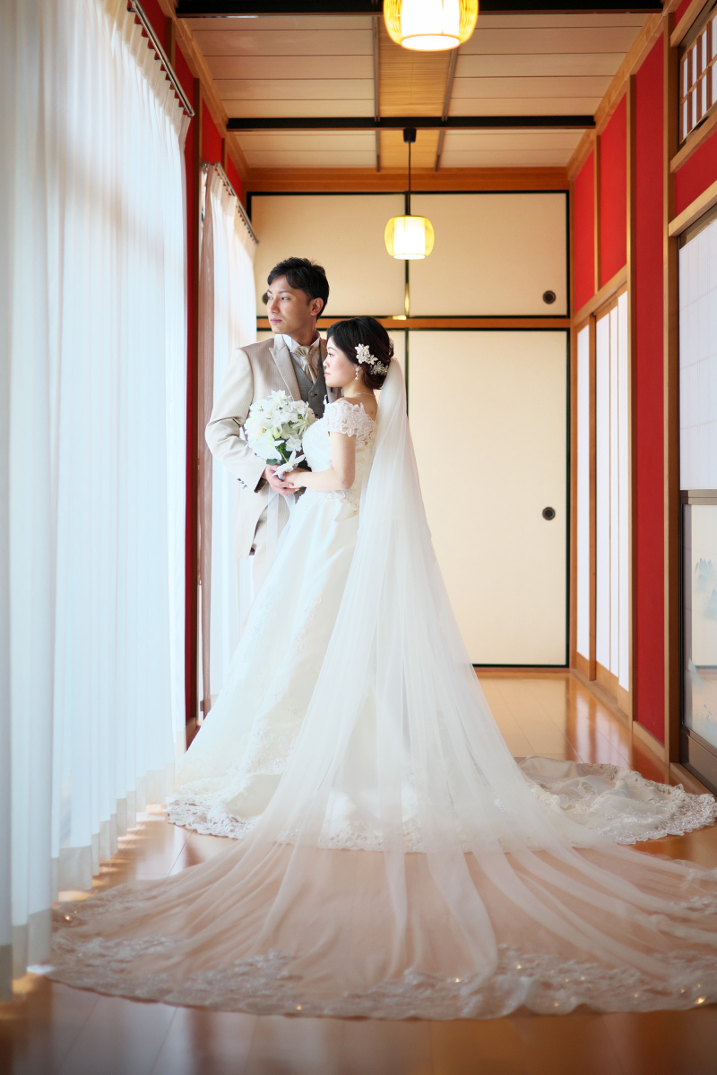 ロングベールが映える!