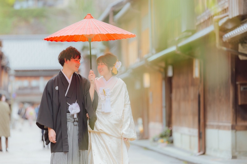 茶屋街から撮影スタート